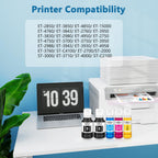 Ink Refill Bottles for ET-4850 ET-3850 ET-2850 ET-4760 ET-3760 Ink Refill