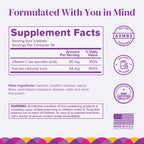 Barimelts Iron with Vitamin C, 180 Fast-Dissolving Tablets (2-Month Supply), Sugar-Free Bariatric Iron Supplement for Women, Natural Orange Flavor