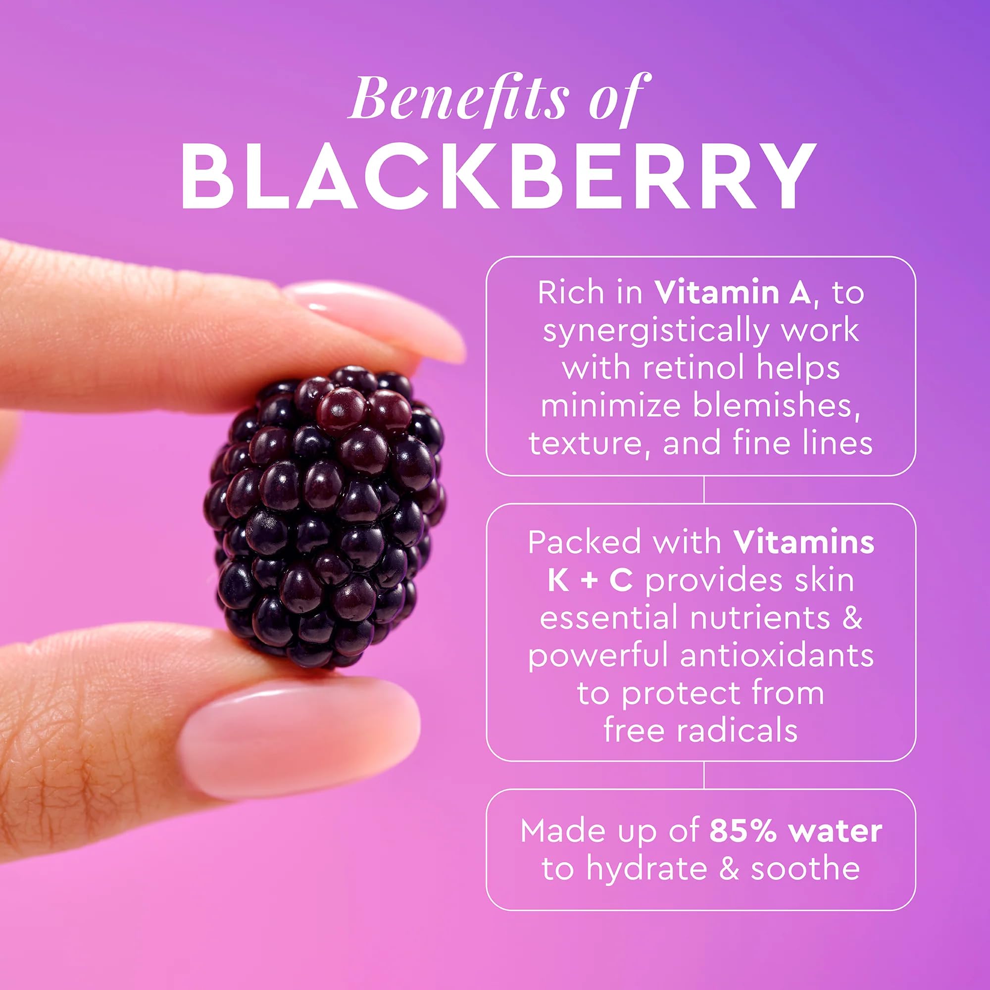 Buy now Glow Recipe Gentle Blackberry Retinol Night Serum - Anti Aging Korean Face Serum for Sensitive Skin + Hydrating Triple Retinoids & Glycerin to Clarify Blemishes, Smooth Texture, Lines & Wrinkles, 30ml at indiglob india