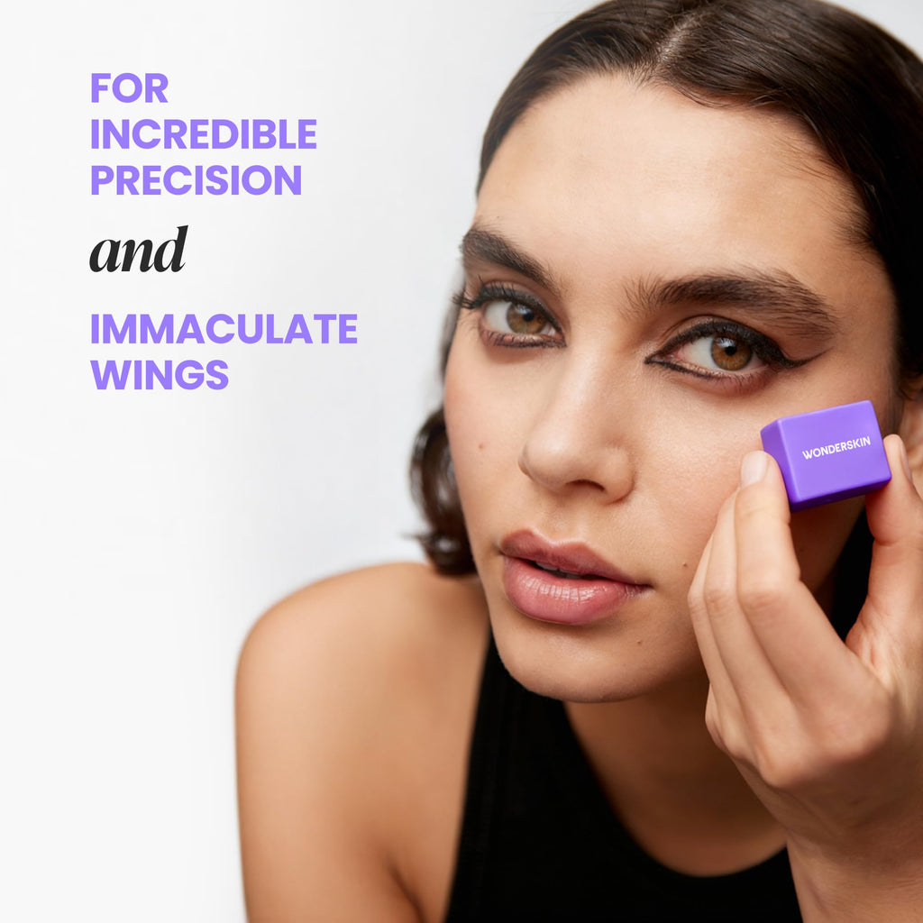 Wonderskin Makeup Pencil Sharpener - Eyeliner & Lip Liner Pencil Sharpener | Creates a precise point for eyeliner and lip liner pencils with clean, smooth sharpening.