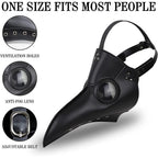 Buy now Halloween Plague Doctor Mask Plague Doctor Costume Obito Mask Steampunk Halloween Mask Horror Scary Halloween Mask Costume Props for Party Prom Halloween Gifts Set（3-pc Set） (Black), 12 inches at indiglob india