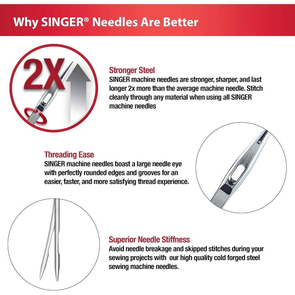 Buy now Singer 04801 Universal Heavy Duty Sewing Machine Needles, 5-Count at indiglob india