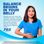 PB8 Probiotic | 14 Billion CFU | 120 Capsules | 8 Strains | for Women and Men | Gluten, Soy, and Milk Free Supplement
