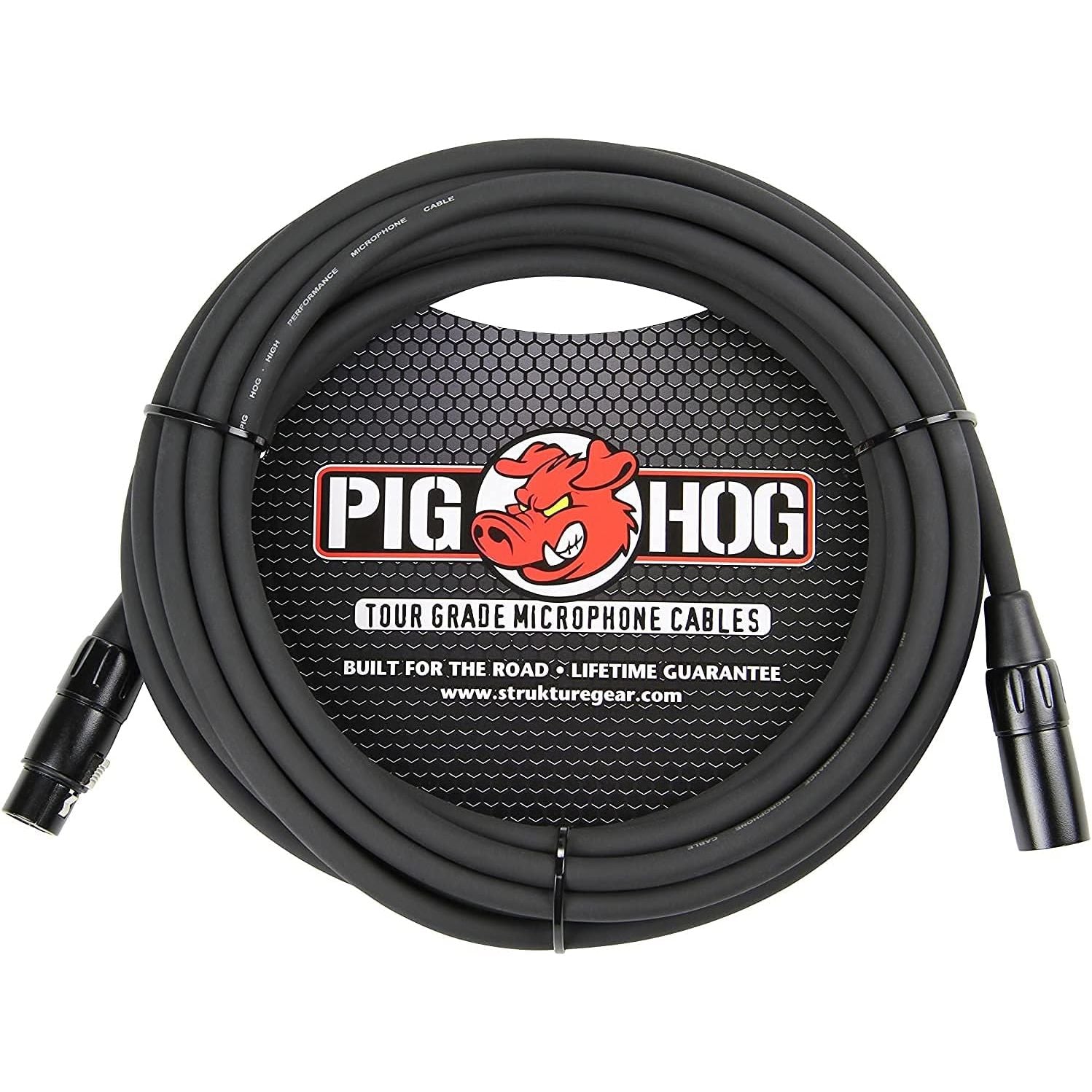 Buy now Pig Hog PHM15 High Performance 8mm XLR Microphone Cable, 15 Feet,Black 15 ft Cable at indiglob india