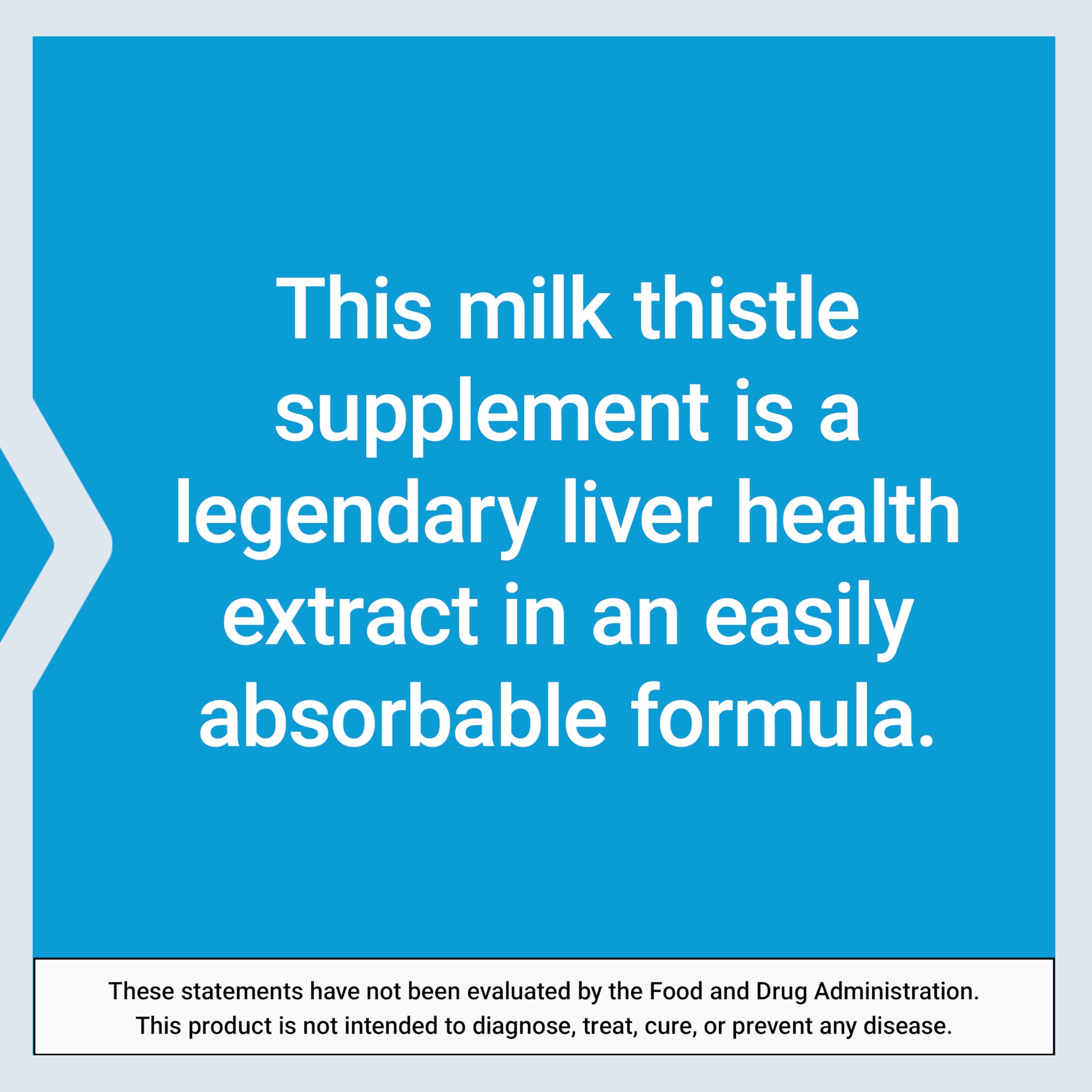 Life Extension Advanced Milk Thistle, Silymarin, 120 Softgels | Liver Health Supplement for Liver Health & Detox Support with Silymarin & Silybin, Bioavailable, Gluten Free & Non-GMO