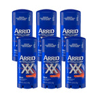 Arrid XX Antiperspirant/Deodorant Solid, Unscented, 2.6-Ounce Sticks (Pack of 6)