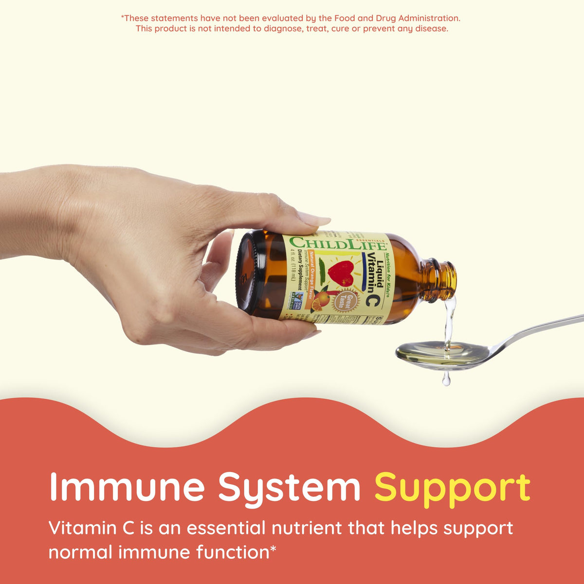 CHILDLIFE ESSENTIALS Liquid Vitamin C Low Sugar Kids, 4 Fl Oz (Pack of 3)