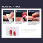Buy now KISS imPRESS No Glue Mani Press On Nails, Design, 'Dorothy', Pink, Short Size, Squoval Shape, Includes 30 Nails, Prep Pad, Instructions Sheet, 1 Manicure Stick, 1 Mini File at indiglob india