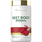 Carlyle Beet Root Capsules | 120 Count | Quick Release Capsules | Non-GMO and Gluten Free Supplement