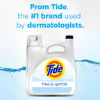 Buy now Tide Free & Gentle Liquid Laundry Detergent, 80 Loads, 105 fl oz, Tide Laundry Detergent, Clean Laundry Detergent at indiglob india