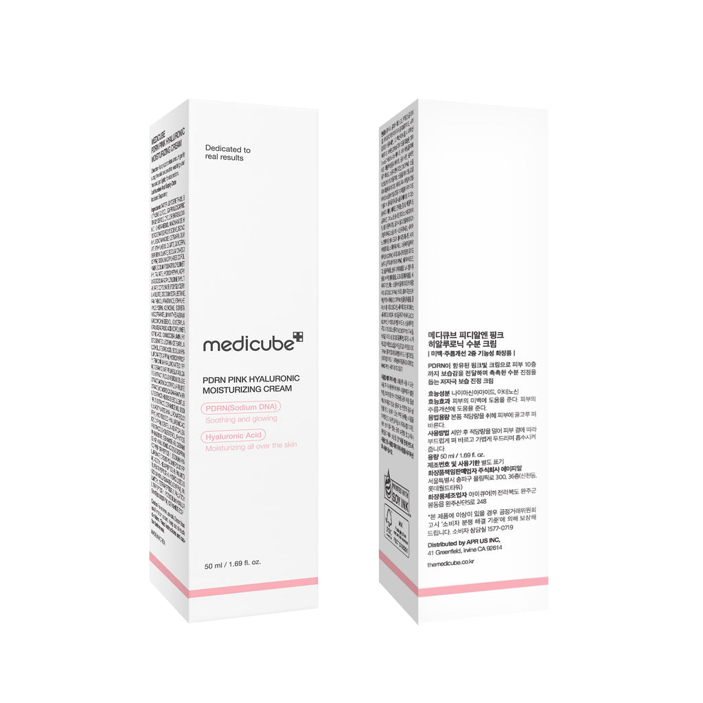 medicube Salmon DNA PDRN Pink Hyaluronic Moisturizing Cream | Blemish Relief, Hydration & Elasticity Care - For the Look of Uneven Skin Tone & Pores, Korean Skincare, 1.69 fl. oz.