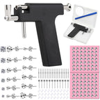 Ear Piercing Gun with Piercing Tools Kit, Professional Ear Nose Piercing Gun Machine with Stainless Steel Piercing Studs, Crystal Earrings Set for At Home Salon Earlobe Cartilage Helix Tragus Piercing
