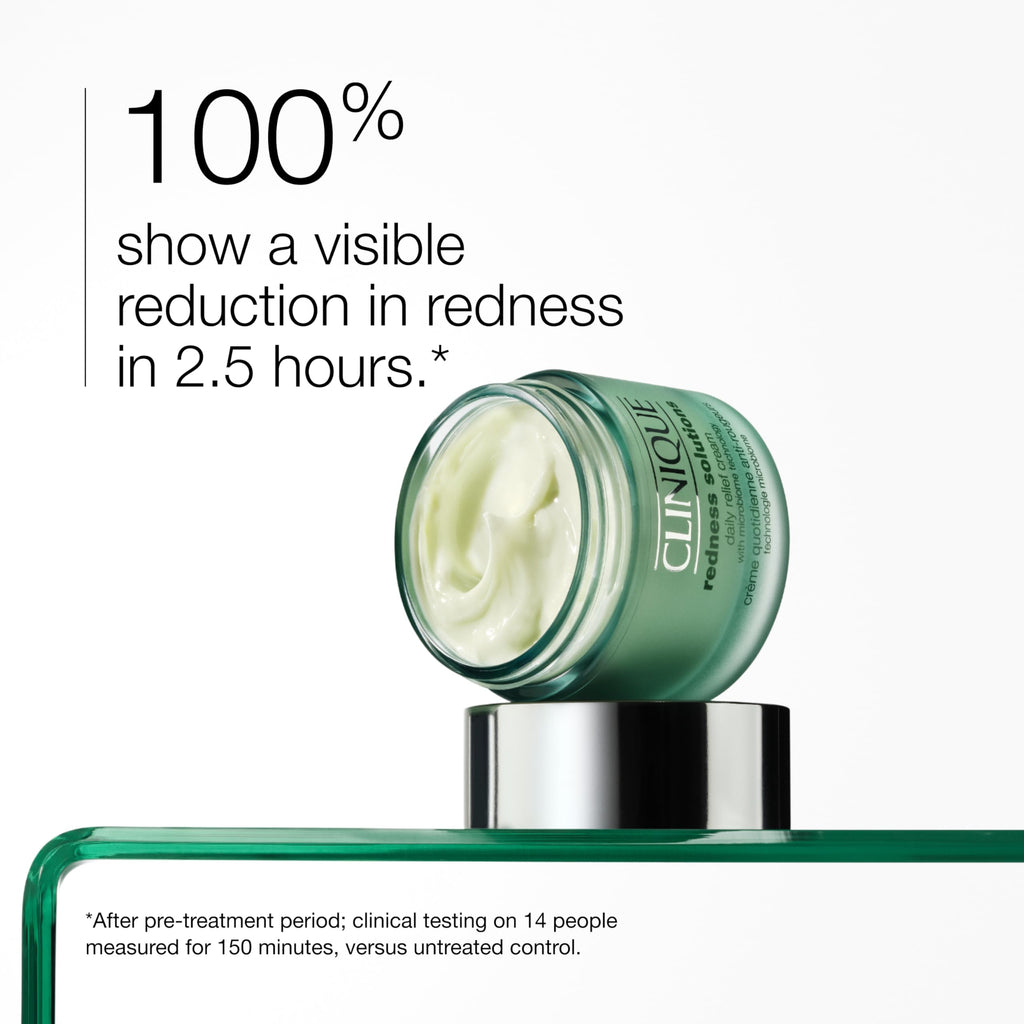 Buy now Clinique Redness Solutions Daily Relief Cream with Microbiome Technology, 1.7 Fl Oz at indiglob india