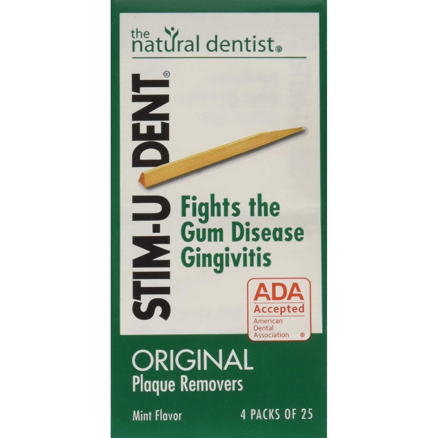 Buy now STIM-U-DENT Original Plaque Removers Mint -- 100 Toothpicks at indiglob india
