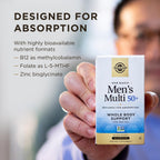 Solgar One Daily Men's Multi 50+ Multivitamin, 60 Vegan Capsules