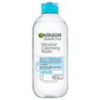 Buy now Garnier Micellar Water for Waterproof Makeup, Hydrating Facial Cleanser & Makeup Remover, Suitable for Sensitive Skin, Vegan, Cruelty Free, 13.5 Fl Oz (400mL), 2 Count at indiglob india