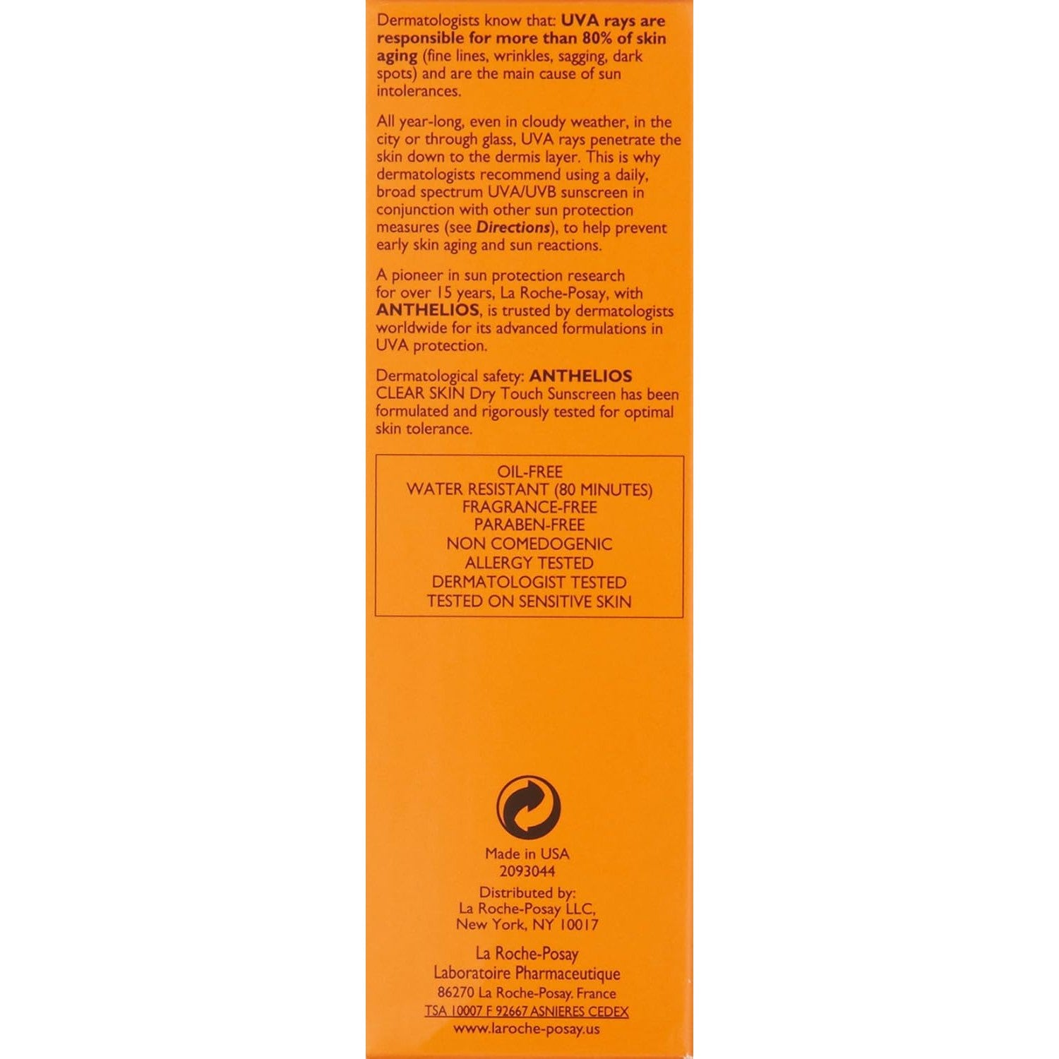 Buy now La Roche-Posay Anthelios Clear Skin Sunscreen Dry Touch SPF 60, Oil Free Sunscreen For Face, Oil Absorbing, Broad Spectrum SPF + Antioxidants, Non-Greasy, Oxybenzone Free, Travel Size at indiglob india