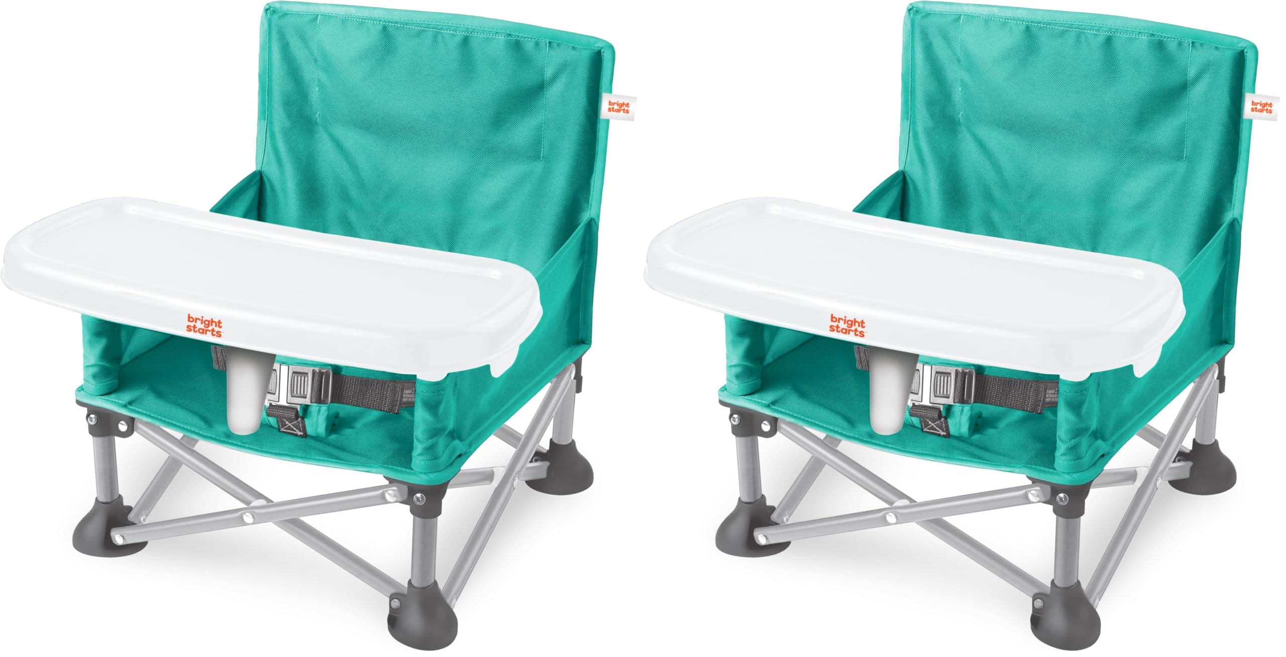 Buy now Summer by Bright Starts Pop 'N Sit Portable Booster Chair, Floor Seat, Indoor/Outdoor Use, Compact Fold, Green, 6 Mos - 3 Yrs at indiglob india