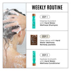 Malibu C Hard Water Wellness Hair Remedy - Removes Hard Water Deposits & Impurities + Restores Volume and Radiant Shine with Vitamin C Complex (1 Packet)