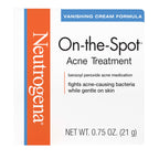Neutrogena On-The-Spot Acne Spot Treatment Cream, 0.75 oz | 2.5% Benzoyl Peroxide, Gentle Blemish Medicine, Acne-Prone Skin, Vanishing Formula, Clinically Proven Day-1 Results