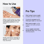 MAREE Face Moisturizer – Firming & Lifting Face Cream for Women with Collagen, Retinol & Hyaluronic Acid – Day & Night Anti-Aging Facial Wrinkle DD Cream Moisturizer for Dry Skin – Purple