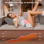 Buy now Portable Heating Pad for Cramps and Back Pain, Menstrual Cramp Relief Wearable Heating Pad for Women and Girls, Wireless Heating Pads with 3 Temperature Setting & Battery Powered at indiglob india