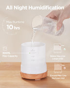 InnoGear 300ml Aromatherapy Essential Oil Diffuser 8 Oils Gift Set