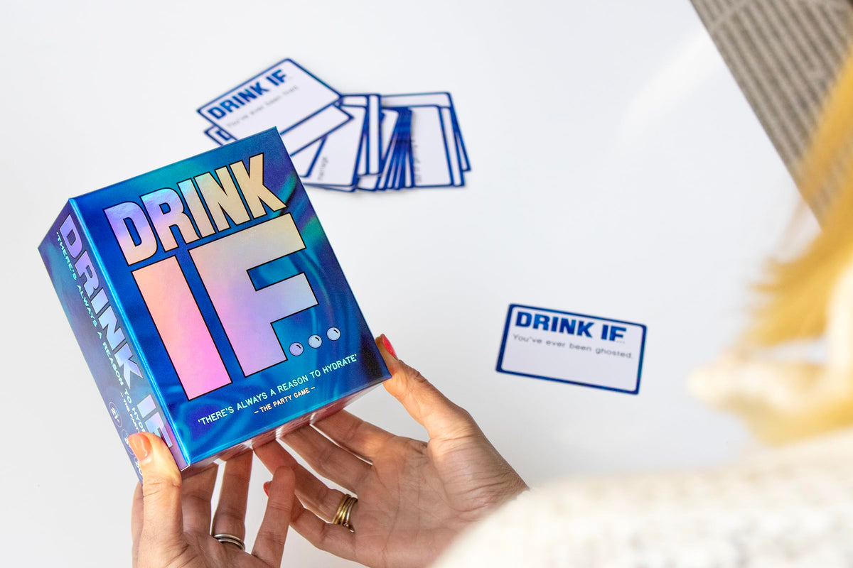 DRINK IF… Adult Drinking Party Game for Icebreaker & Conversation Starter