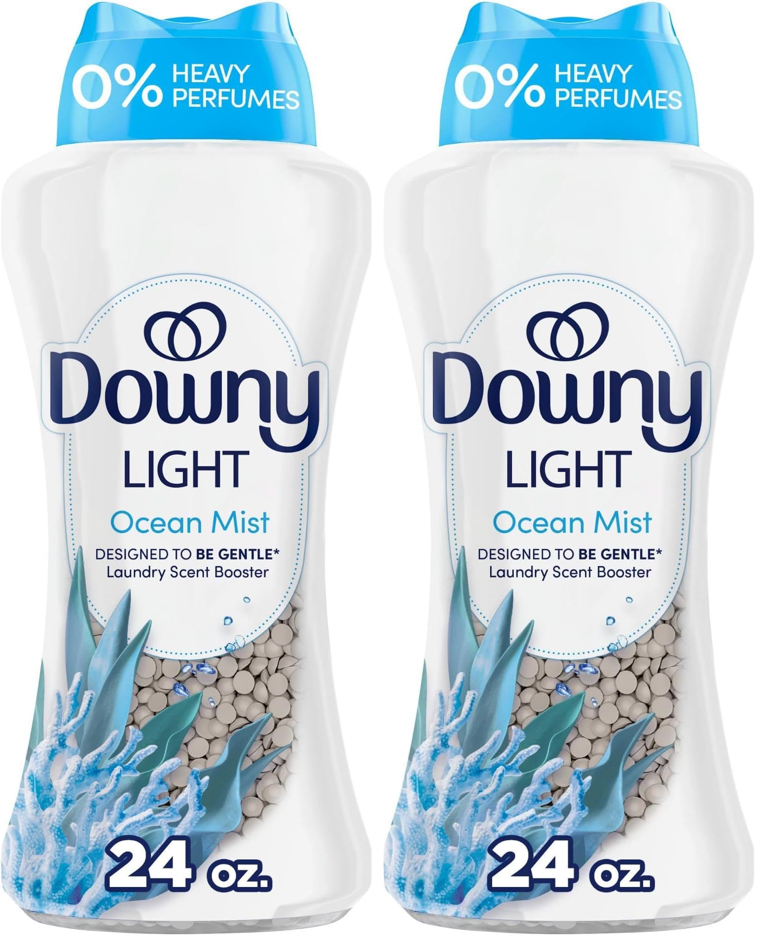 Buy now Downy Light Laundry Scent Booster Beads, Ocean Mist Scent, 24 OZ, In-Wash Fabric Beads Designed To Be Gentle With A Light Boost Of Scent, No Heavy Perfumes Ocean Mist 24 Ounce (Pack of 2) at indiglob india