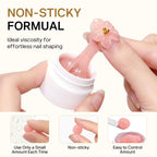 MIZHSE 3D Sculpting Gel in official packaging, showcasing a non-sticky, easy-to-use formula for nail art.