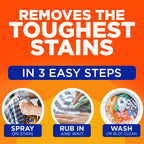 Buy now Tide Laundry Stain Remover Spray with Oxi, Stain Remover for Clothes, Carpet, Upholstery, Pet Bedding, & More, Stain Treater Spray for Tough Stains from Wine, Coffee, Grease, 21.5 Fl Oz (Pack of 2) at indiglob india