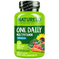 NATURELO Multivitamin for Men 50+ - One Daily, 60 Vegetarian Capsules | Vitamins, Minerals & Organic Whole Foods, Boost Energy and Health, Non-GMO
