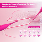2 in 1 Clit Sucker High Frequency Clitoris G Spot Bullet Wand Vibrator, Suction Vibrator, Women Couples Adult Sex Toys, APP Remote Control Sucking Vibrator, Female Powerful Clitoral Nipple Stimulator