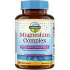 Terranics 5-in-1 Magnesium Complex Supplement 500mg, 120 Vegan Capsules | 5 Forms High Absorption Magnesium Glycinate Citrate Malate Aspartate Gluconate for Sleep Heart Health, Non-GMO