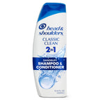 Head & Shoulders Classic Clean 2-in-1 Anti-Dandruff Shampoo and Conditioner, Travel Size, 72-Hour Protection, 8.45 fl oz