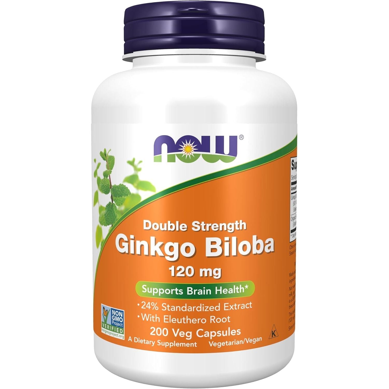 Buy now NOW Supplements, Ginkgo Biloba 120 mg, Double Strength, Non-GMO Project Verified, 200 Veg Capsules 200 Count (Pack of 1) at indiglob india
