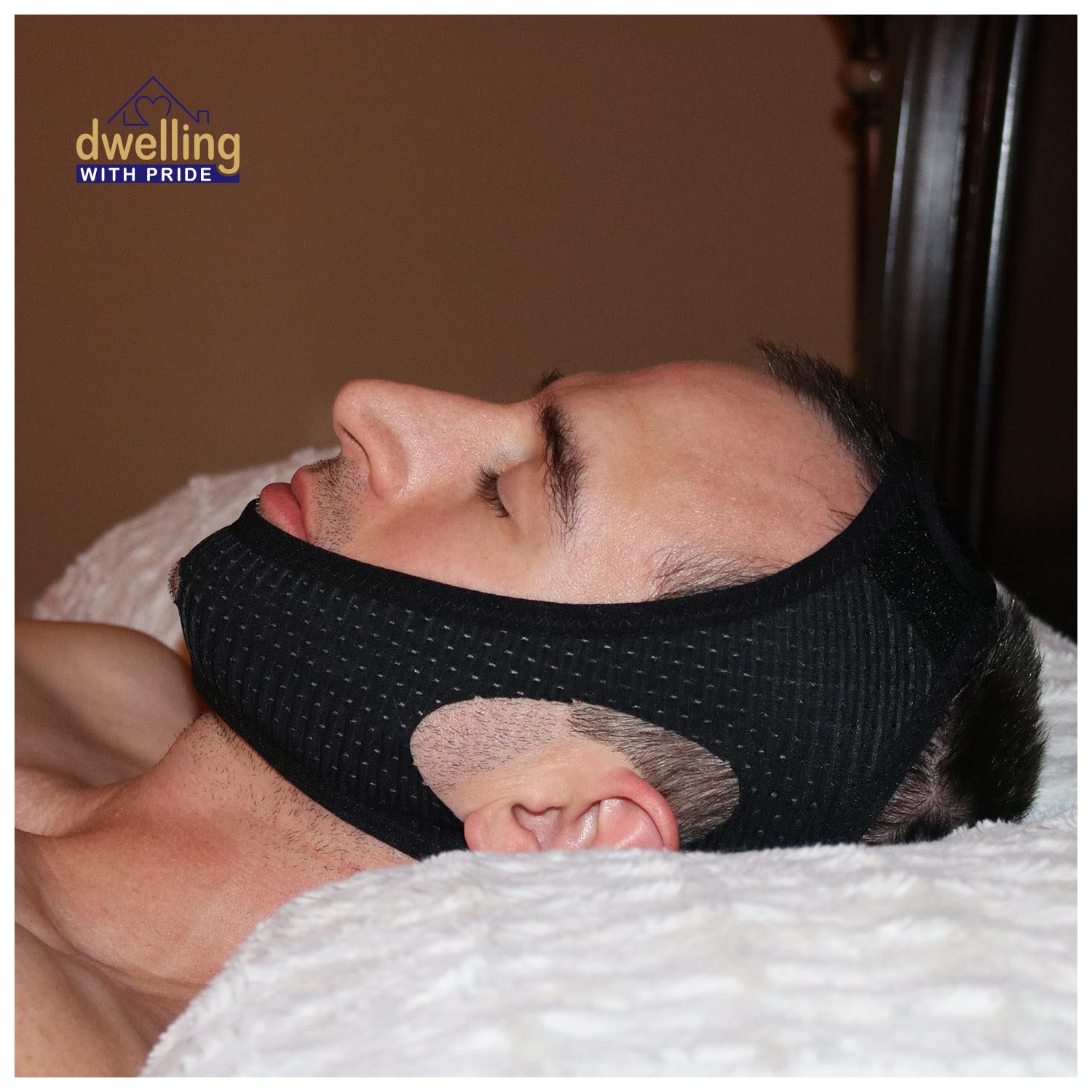 Buy now Anti Snore Chin Strap - Anti-Dry Mouth Chin Strap for CPAP Users - Stop Noise - Snoreless Sleeping Solution for Men and Women - Breathing Aid for Snoring at indiglob india
