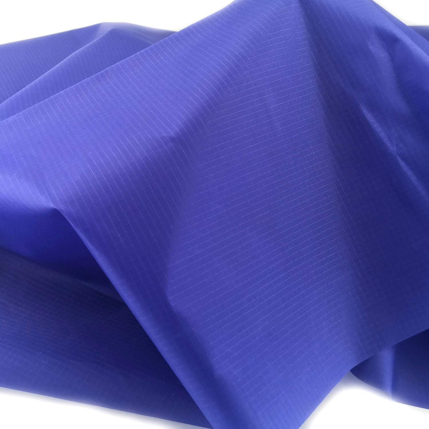Buy now Rose Flavor Nylon Ribstop Waterproof Fabric 1.7OZ 70D 58“ by 1 Yard(Black) 3yds Royal Blue at indiglob india