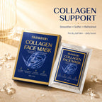 SkinKlean Collagen Face Mask 9 Pack,Hydrating Sheet Masks for Women