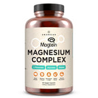 AMANDEAN Magtein Magnesium Complex: L-Threonate, Glycinate, Malate, 90ct | Magnesium L-threonate and glycinate + magnesium malate; 270mg elemental magnesium supplement; sleep, calm