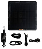 SPYPOINT Flex-M Solar Bundle - Cellular Trail Camera with Solar Panel, Best in Hunting Accessories, No WiFi Needed, GPS, Night Vision, Motion Activated, Dual-Sim LTE, IP65 Water-Resistant Game Camera
