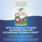 Nature's Way Extra Strength (1) DGL Ultra - DGL Chewable Tablets for Digestive Support* - Deglycyrrhizinated Licorice GutGard Extract - 75mg per Serving - Chocolate Flavored - 90 Count (90 Servings)