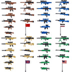 Buy now 83 Pcs Toy Soldiers Figures US Army Battle Toy Set - Weapons Pack Military Weapon Battle Building Blocks Compatible with Major Brand, 3 Years Old and up at indiglob india
