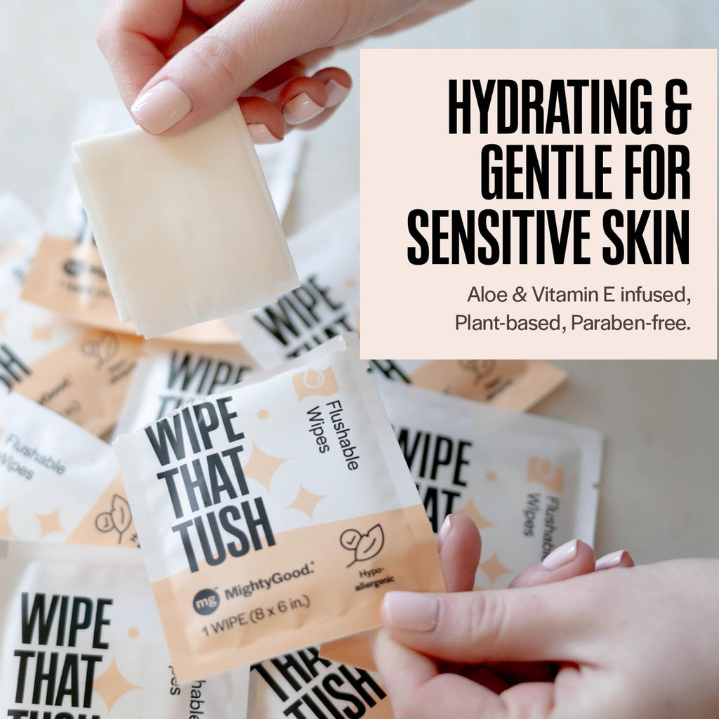 Wipe Those Hands & Wipe That Tush Travel Combo Pack, 60 Wipes Total