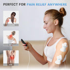 10 Pcs Replacement Pads Compatible with Omron TENS Units (PM500, PM400, PM3030), Not for Heat Pain Pro PM311/PM800