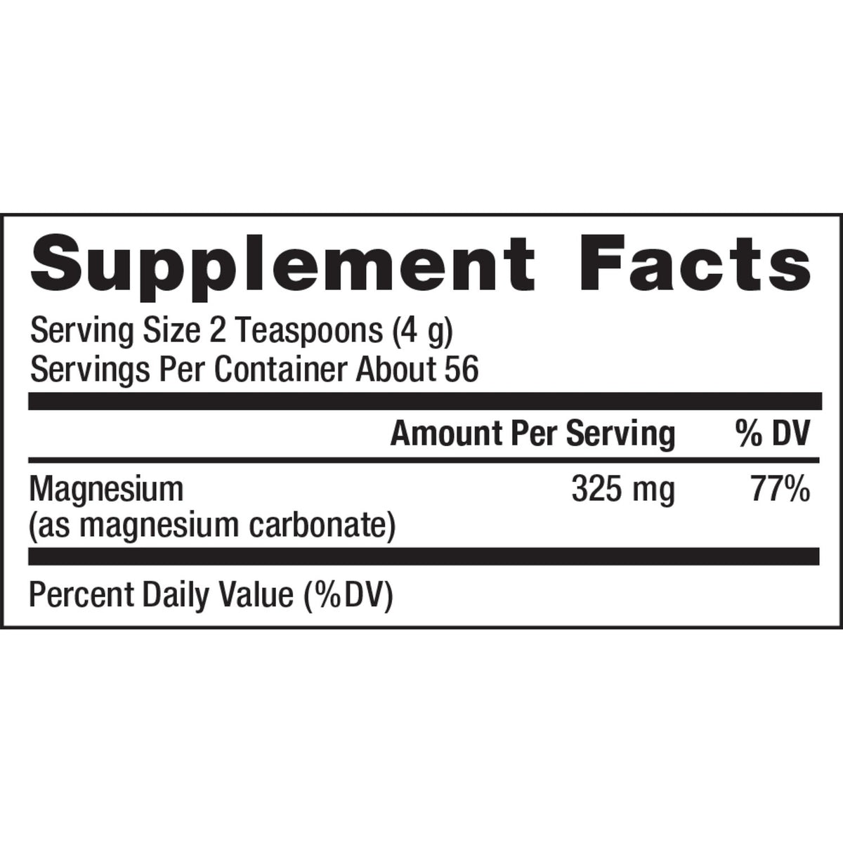 Natural Vitality Calm Magnesium Powder