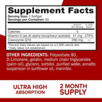 Qunol Ultra CoQ10 200mg, Ultra-High Absorption, Antioxidant, 60 Softgels | #1 Cardiologist Recommended Supplement for Heart Health, Coenzyme Q10 Supplement to support Vascular Health & Cellular Energy