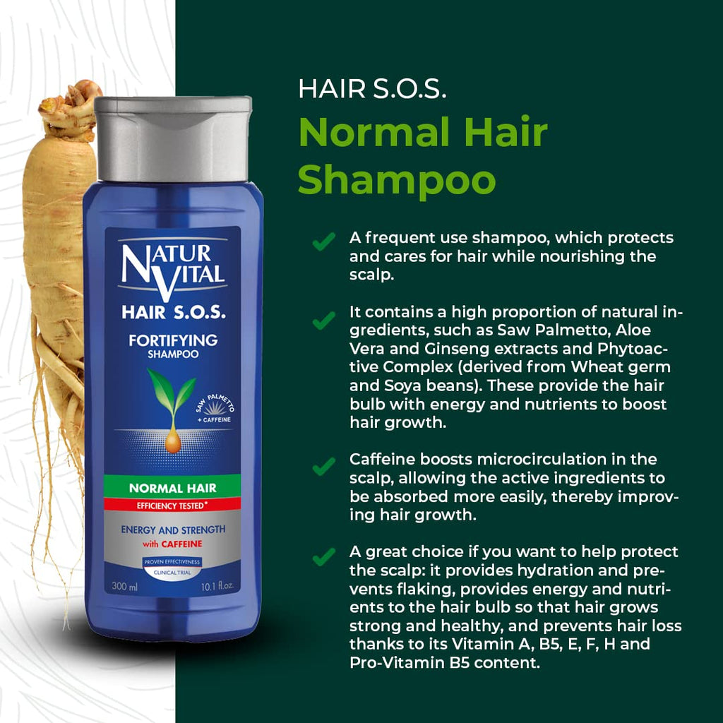 Buy now NaturVital Unisex, Natural Aloe Vera & Ginseng Organic Hair SOS Revitalizing Shampoo for Normal Hair, Prevents Hair Breakage, Cruelty-Free & Paraben-Free at indiglob india