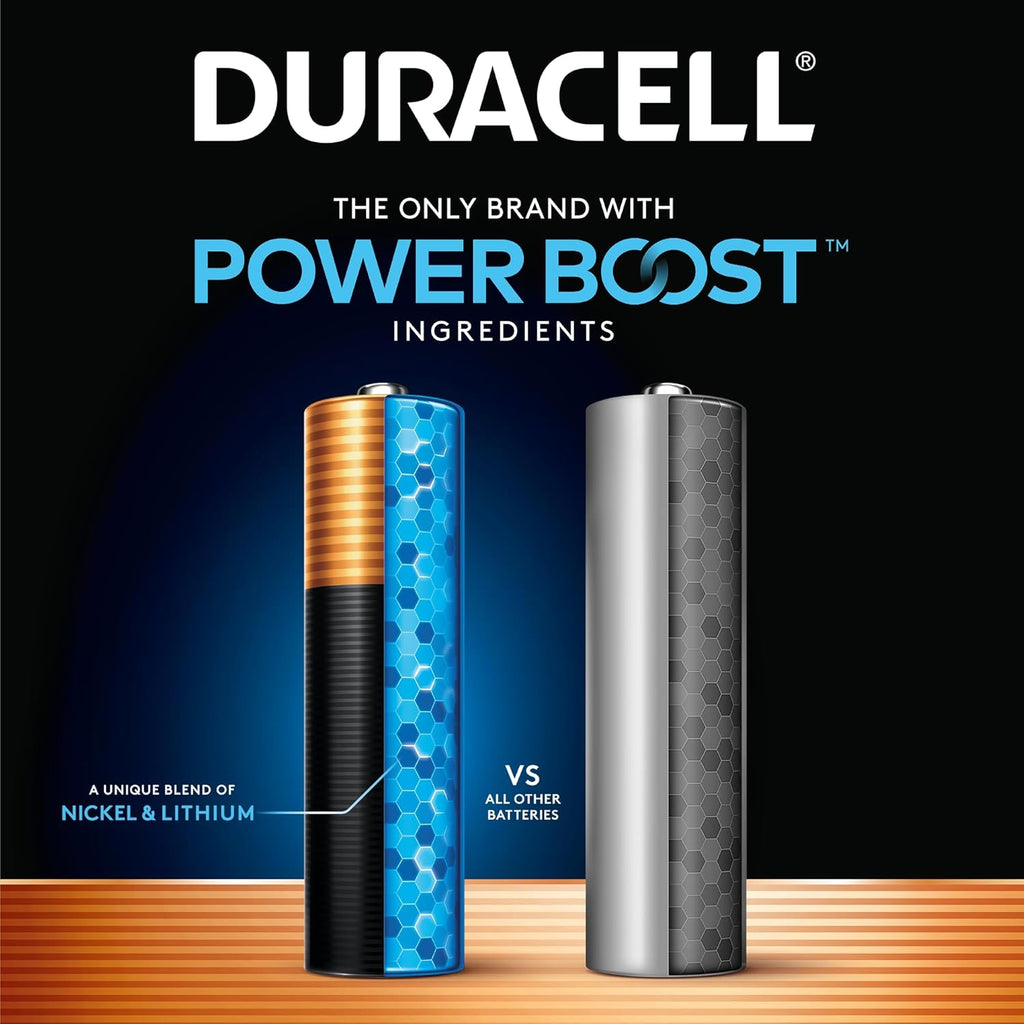 Buy now Duracell Coppertop AA Batteries with Power Boost Ingredients, 10 Count Pack Double A Battery with Long-lasting Power, Alkaline AA Battery for Household and Office Devices at indiglob india