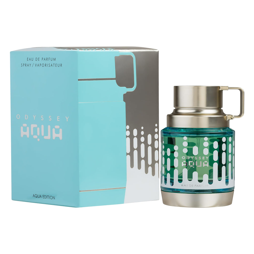 Armaf Odyssey Aqua Edition – Citrus, Aromatic, Fresh, Woody – Eau de Parfum Spray Long-Lasting Fragrance for Men, 2.02 Ounce / 60 ml